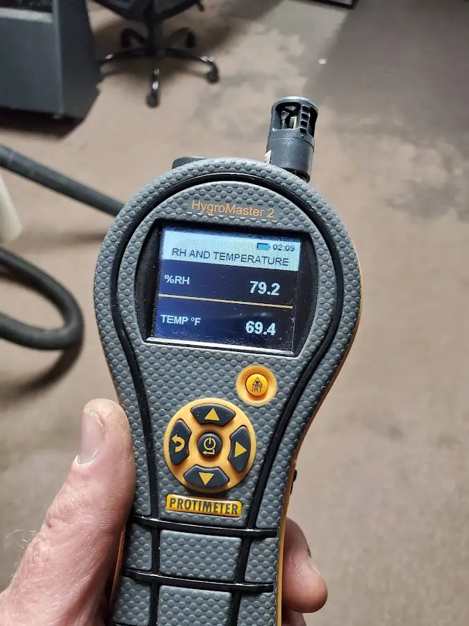 Moisture meter humidity assessment for Fire & Smoke Damage Restoration in Culver City